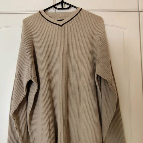Esprit men's sweater used, beige, size L