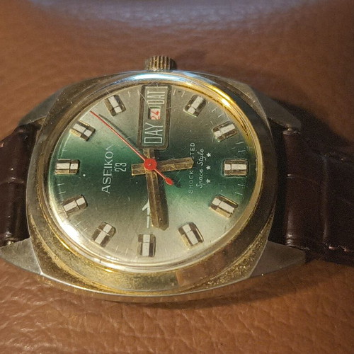 Aseikon 23 Space Style vintage mechanical wristwatch