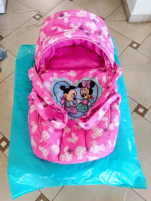 Port Bebe Disney doll carrier, pink