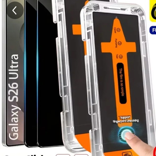 Tempered glass for Samsung S25 Ultra pack of 4, new