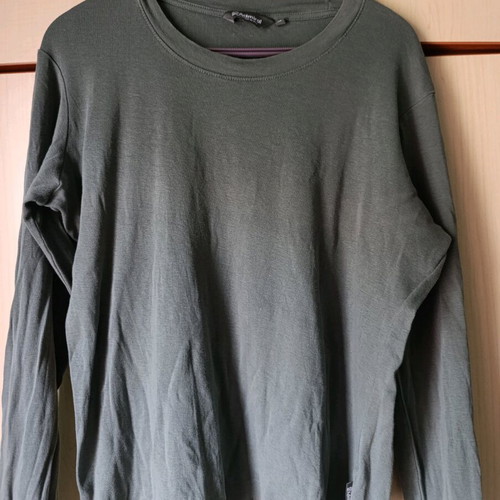 Admiral women's shirt used, green, ribbed texture, size XL