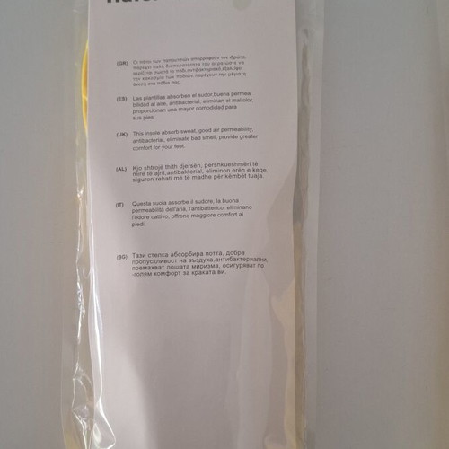 TP.STER Shoe Insoles new, antibacterial and adjustable size