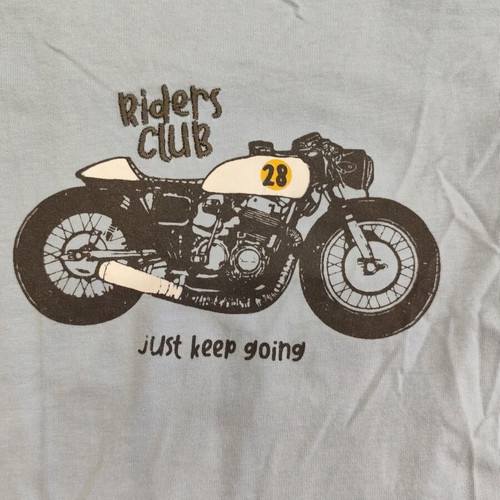 Hashtag Riders Club motorcycle print boys' t-shirt, age 4