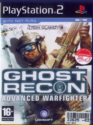 Tom Clancys Ghost Recon Advancer Warfighter PS2 μεταχειρισμένο χωρίς βιβλίο οδηγιών
