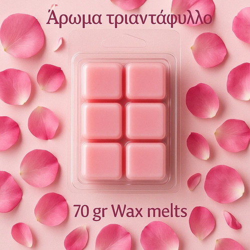 Wax melts handmade soy wax with rose scent 70gr