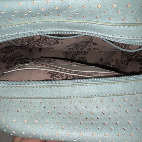Backpack bag like new, blue with two shades and 4 pockets