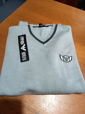 Emporio Armani sweater new, gray, size L/XL