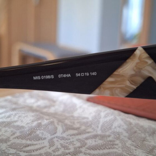 Missoni women's sunglasses, brown pink tortoiseshell