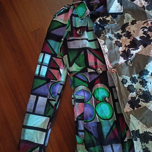 Custo Barcelona lightweight women's coat used, size 38, multicolor
