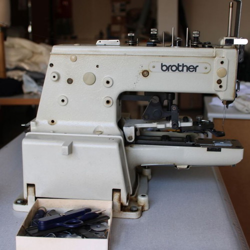 Brother sewing machines used, buttonhole and button sewing