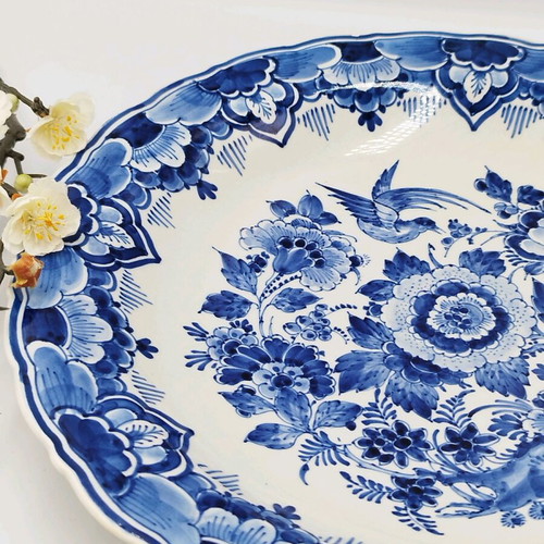 DELFT hand-painted plate from 1954 used, antique