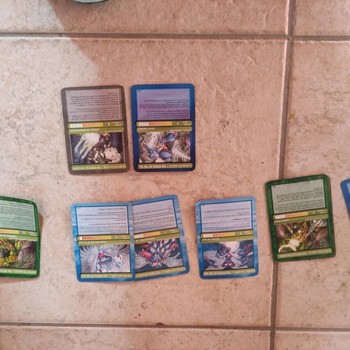 Gormiti collection used with figures and cards