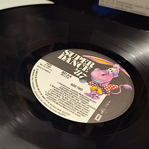 Super Dance ’87 2xLP vinyl compilation like new, 80s hits