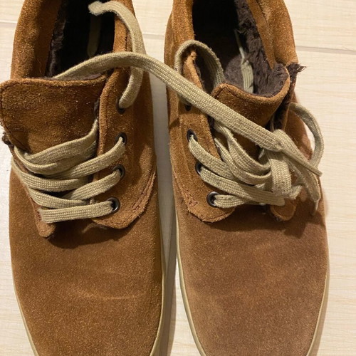 Vans men's shoes brown like new, size 40.5