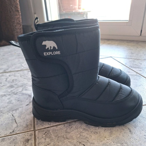 Sinsay Kids Snow Boots Size 32 Like New Black