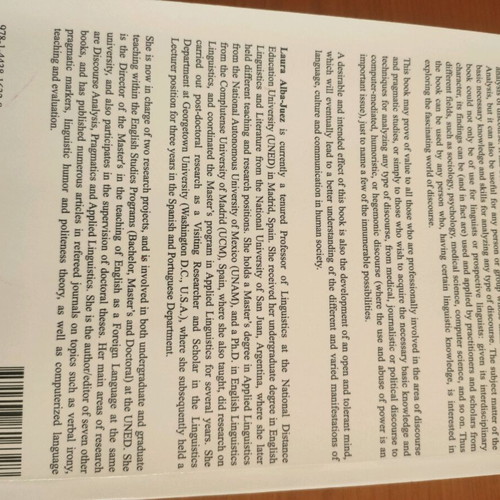 Perspectives on discourse analysis used book