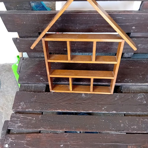 Wooden decorative wall house like new