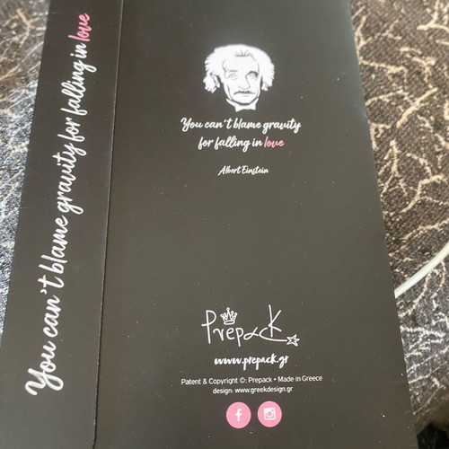 Notebook with Albert Einstein reference and pencil new