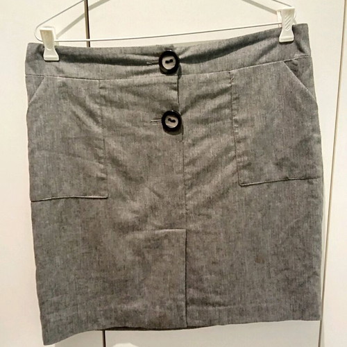 Mini skirt Anna Riska gray XL used
