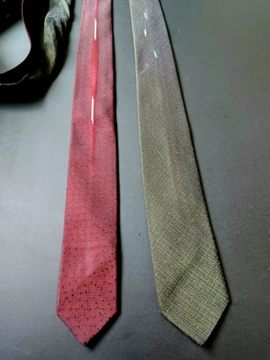 Trevira ties set from the 60s used