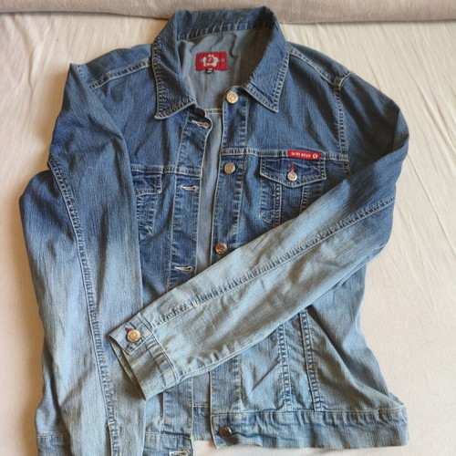 Denim jacket Miss Denim with ombre effect size M like new