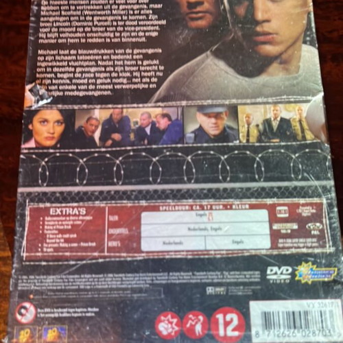 Prison Break Season 1 DVD, new without Greek subtitles