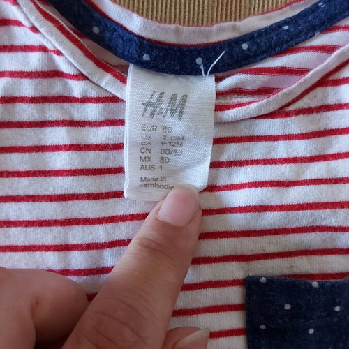 Baby dresses pack for 12 months like new, Zara and H&M