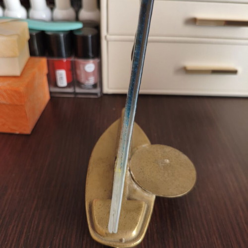 Handmade Blown Glass Sailboat Like New