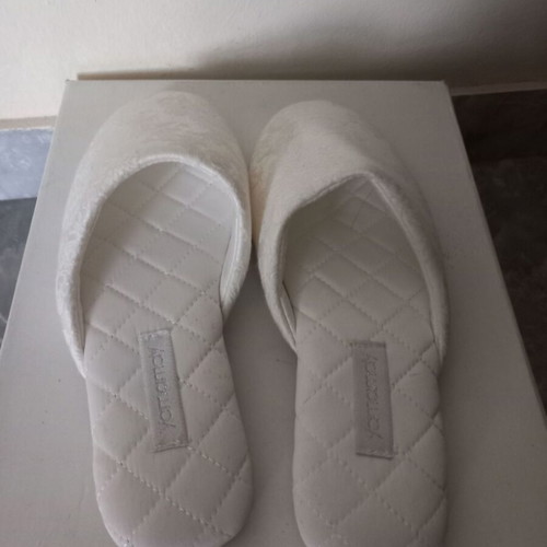 Yamamay bridal slippers size 36 like new, white