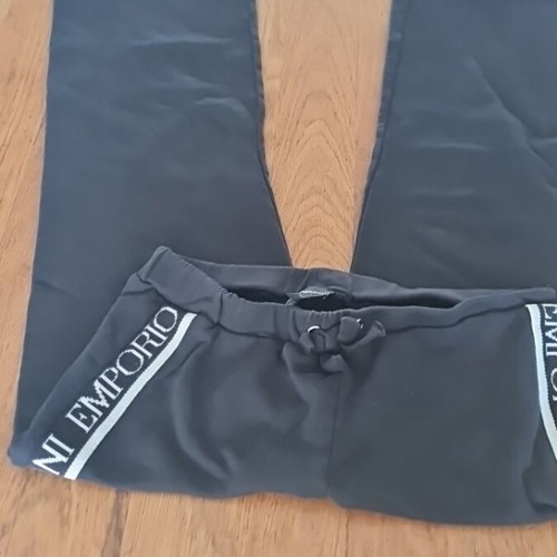 Black tracksuit set emporio armani