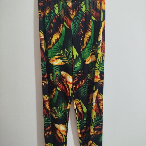 Pantelona new, airy summer pants with bell-style hem