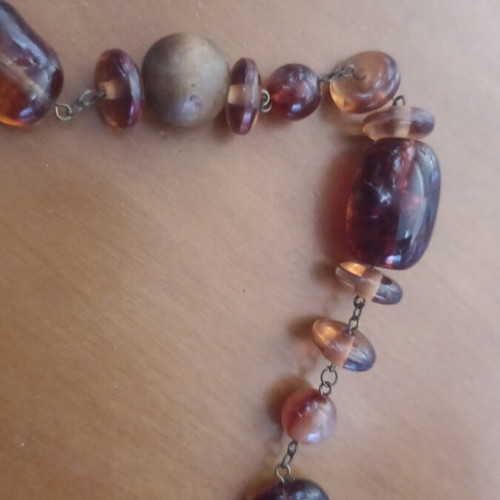 Necklace used with beads in various shapes and colors