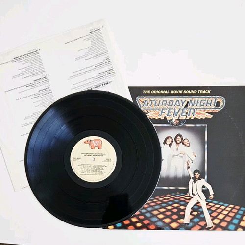 Saturday Night Fever double vinyl record used 1977