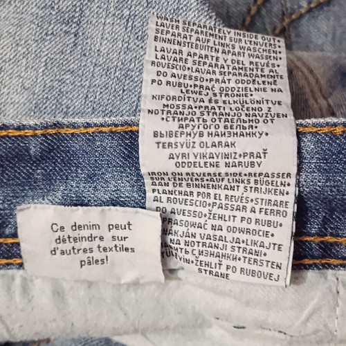 Idpdt men's denim cargo shorts XL, light wash