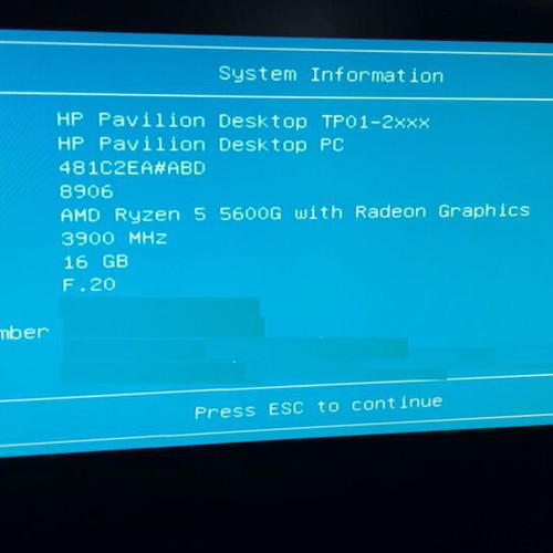 HP Pavilion L56021-605 WIN motherboard used, AMD AM4 socket, includes wifi card