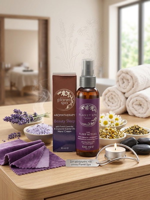 Avon Planet Spa Relaxation and Sleep Set with Pillow Mist and Hand Cream, lavender and chamomile
