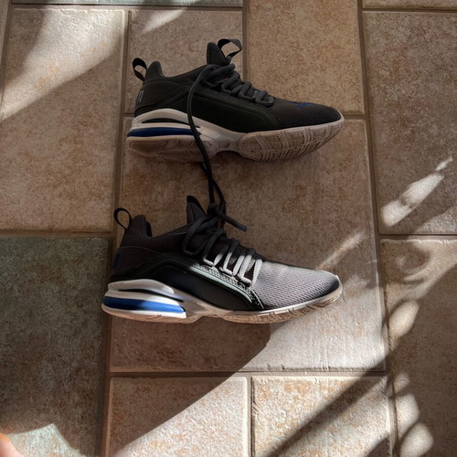 Puma athletic shoes for boys used, size 36