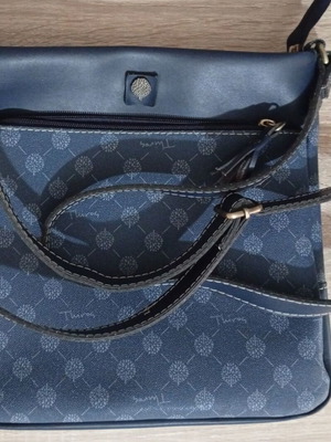 Thiros Women's Leather Crossbody Bag like new, blue