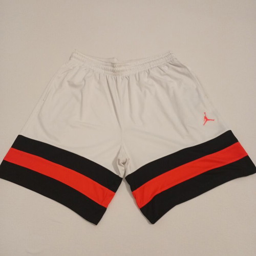 Jordan athletic shorts, white and red, XXL, new