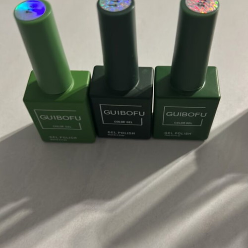 Guibofu semi-permanent nail polish new, pack of 15