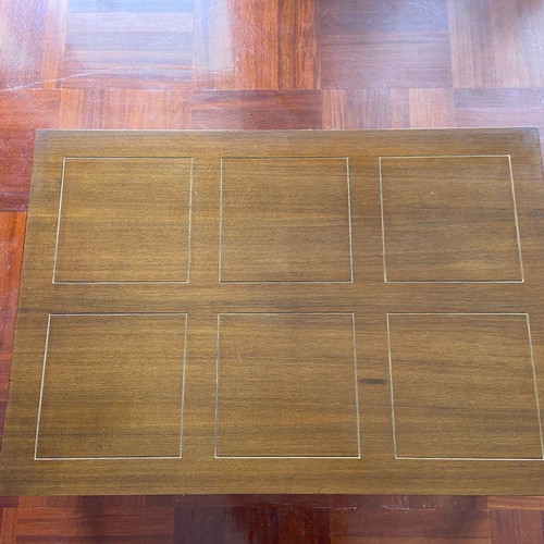 Solid Walnut Coffee Table Used 70s Vintage