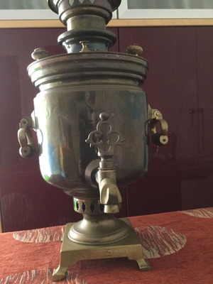 Σαμοβάρι Ρωσίας μπρούτζινο αυθεντικό 1898 μεταχειρισμένο