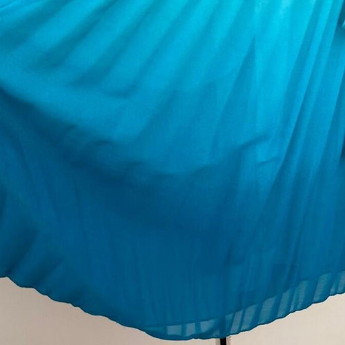 Orsay Ombre Pleated Dress size 38 EUR like new, turquoise blue