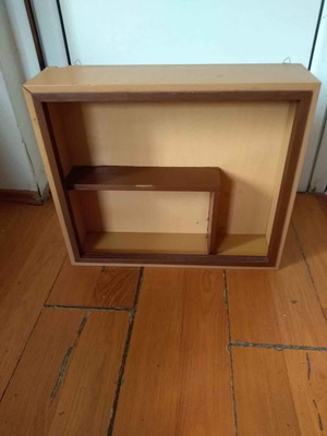 Cabinet used, with two shelves, 42x50x13 cm