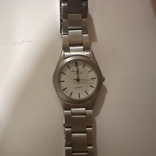 Bernard Lacombe quartz watch like new, women's silver