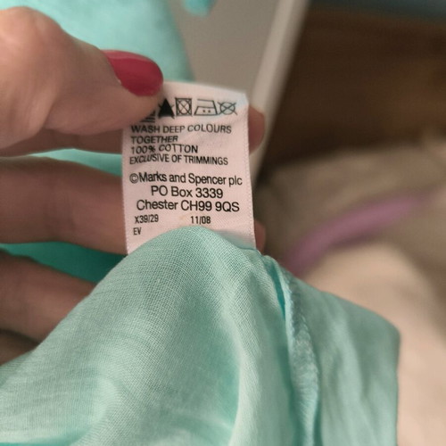 Marks & Spencer beach dress like new, turquoise, one size