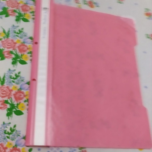 Pack of 7 folders for transparencies