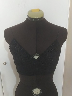 Top Pink Woman σαν καινούργιο, μαύρο πολύχρωμο