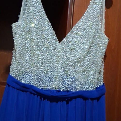 Evening dress blue like new, size XL