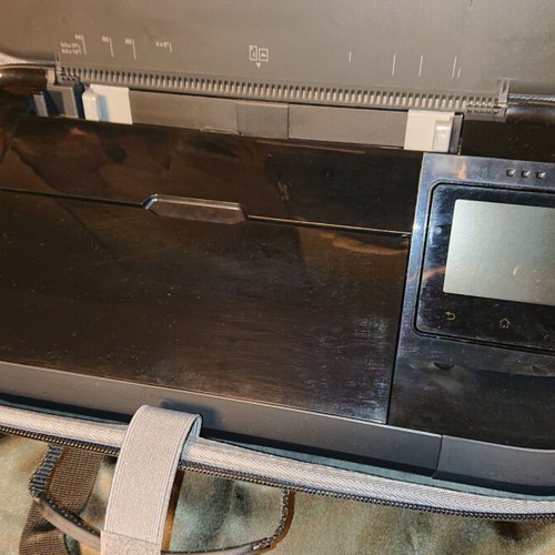 HP Officejet 250 portable printer multifunction used with hard carrying case